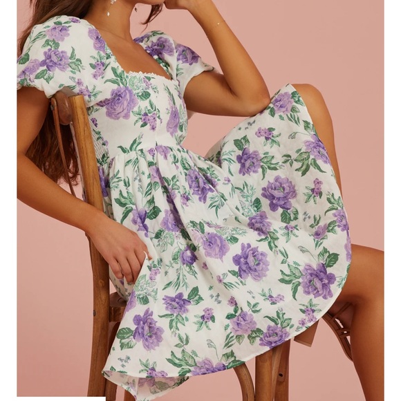 Altar’d State Ashleigh Puff Sleeve Dress - Picture 2 of 4